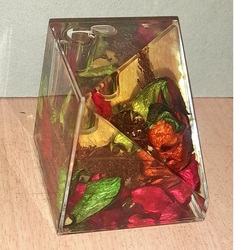 Square-Cut 2607 Paper Weight cum Pen Holder